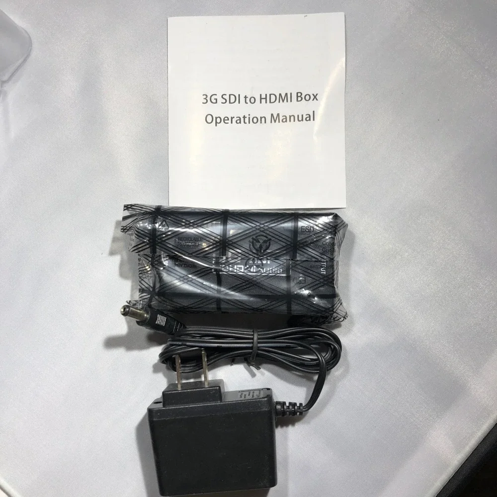 3G SDI to HDMI Converter Box Upgraded BNC to HDMI Audio Adapter B0771L4VQL
